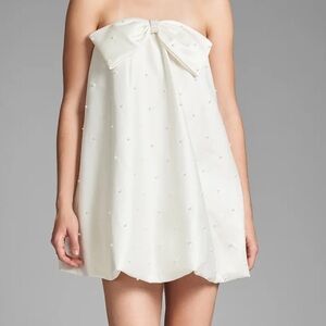 Sachin + Babi Ivory Strapless Dress